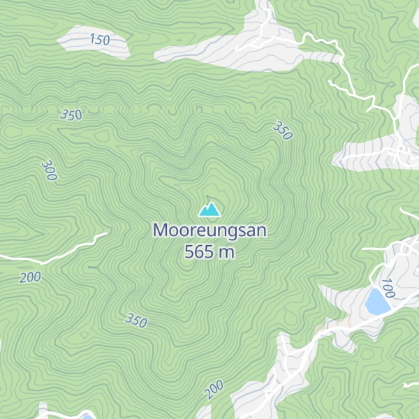 Map of Mooreungsan
