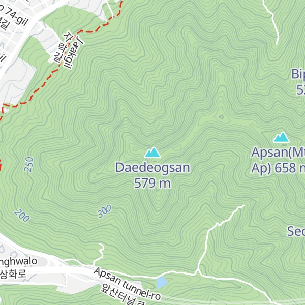 Map of Daedeogsan