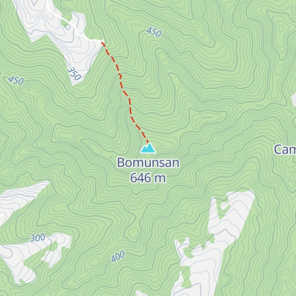 Map of Bomunsan