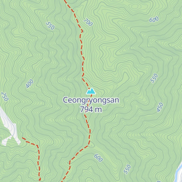 Map of Ceongryongsan