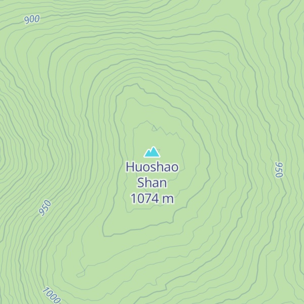 Map of Huoshao Shan