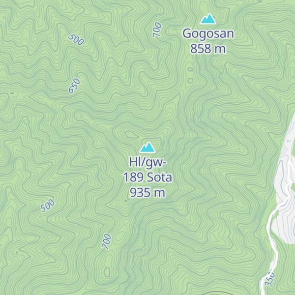 Map of Hl/gw-189 Sota
