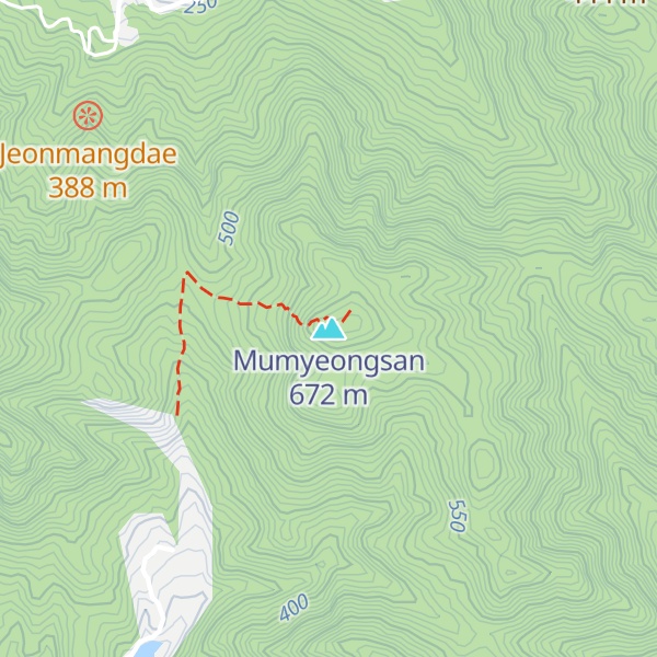 Map of Mumyeongsan