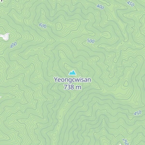 Map of Yeongcwisan