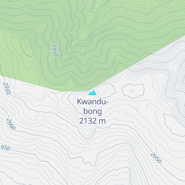 Map of Kwandu-bong