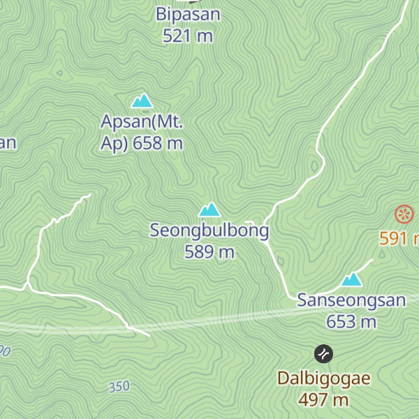 Map of Seongbulbong