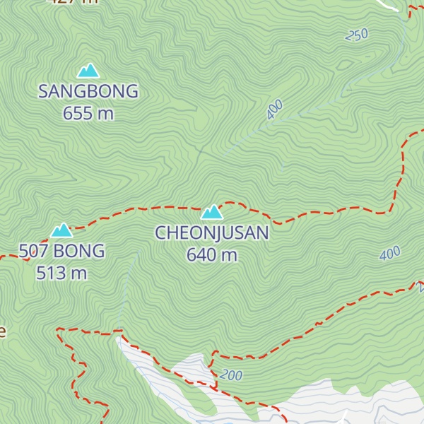 Map of CHEONJUSAN