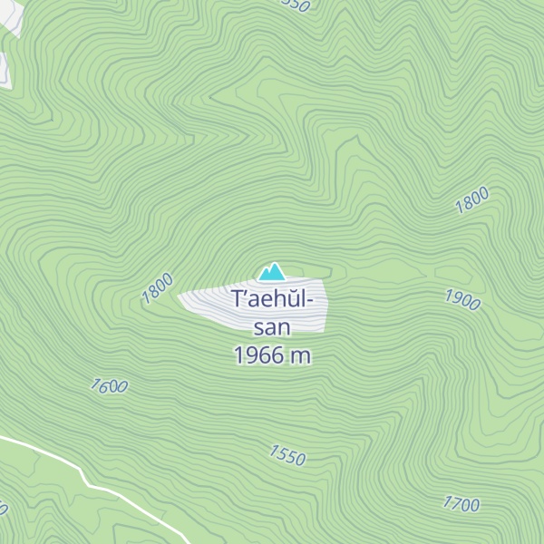 Map of T’aehŭl-san