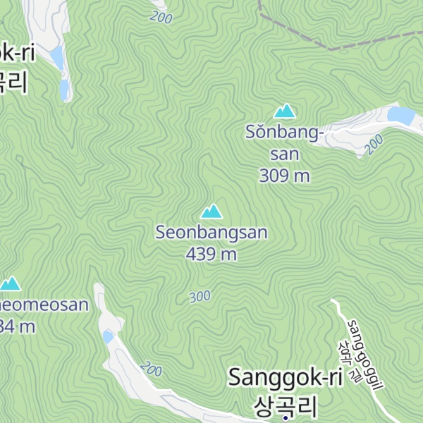 Map of Seonbangsan