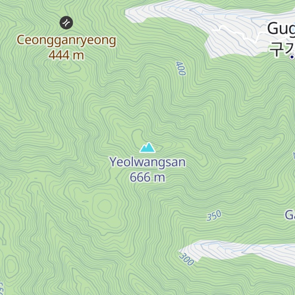 Map of Yeolwangsan