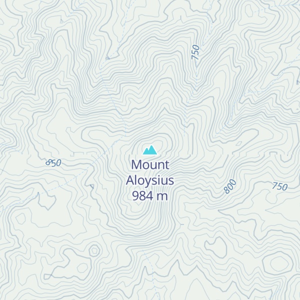 Map of Mount Aloysius
