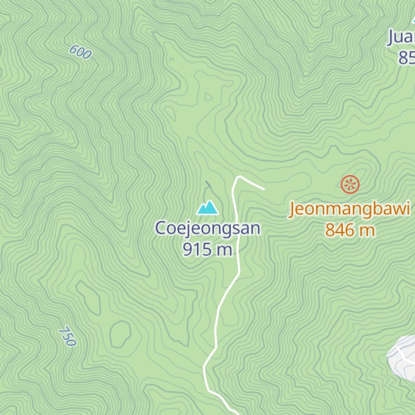 Map of Coejeongsan