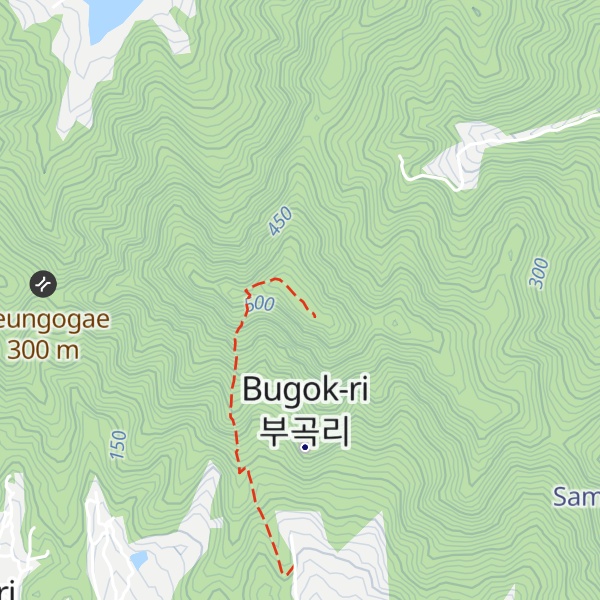 Map of Deogamsan Jeongsangseog