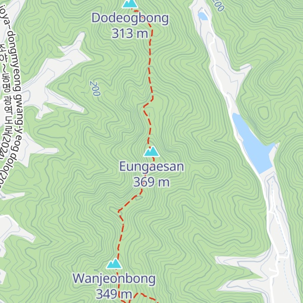Map of Eungaesan