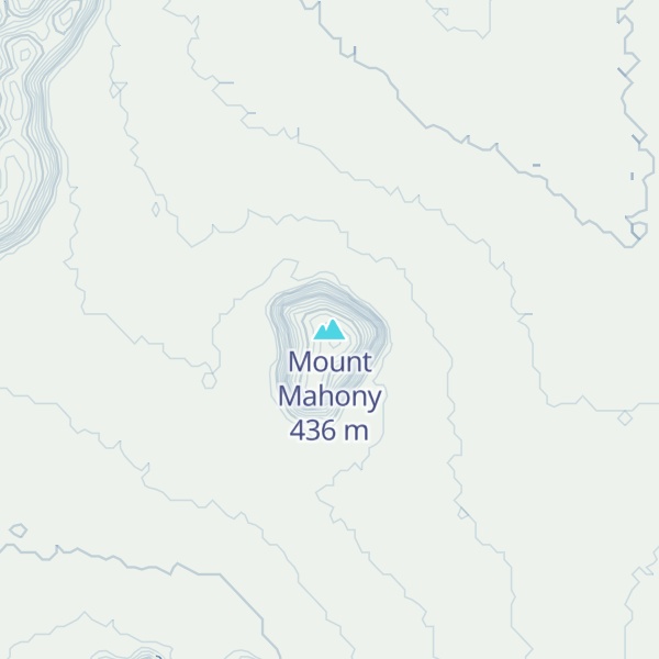 Map of Mount Mahony