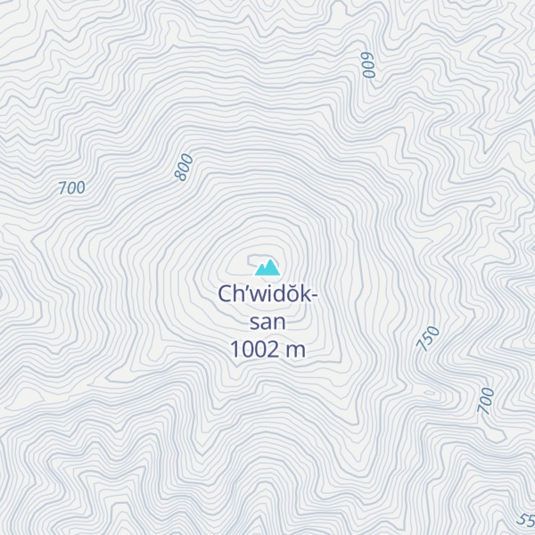 Map of Ch’widŏk-san