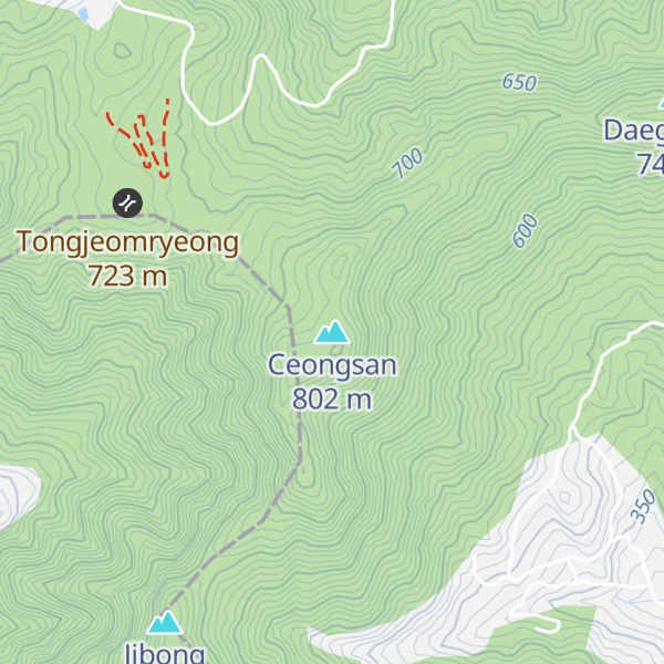Map of Ceongsan