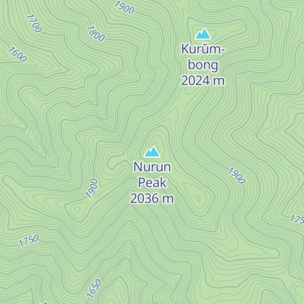 Map of Nurun Peak