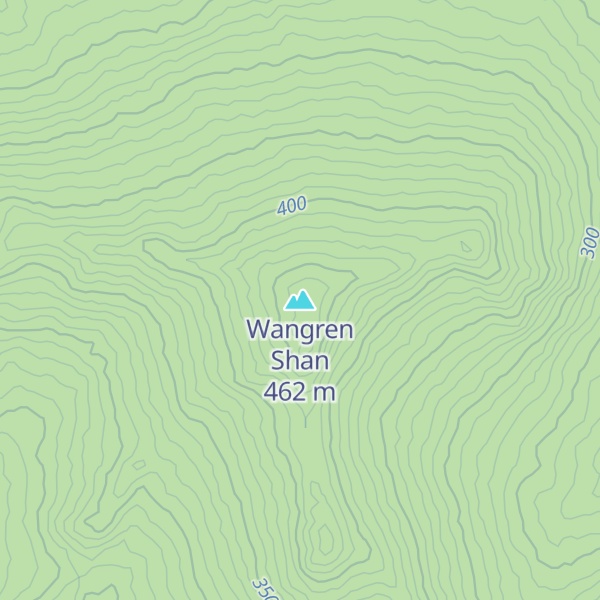 Map of Wangren Shan