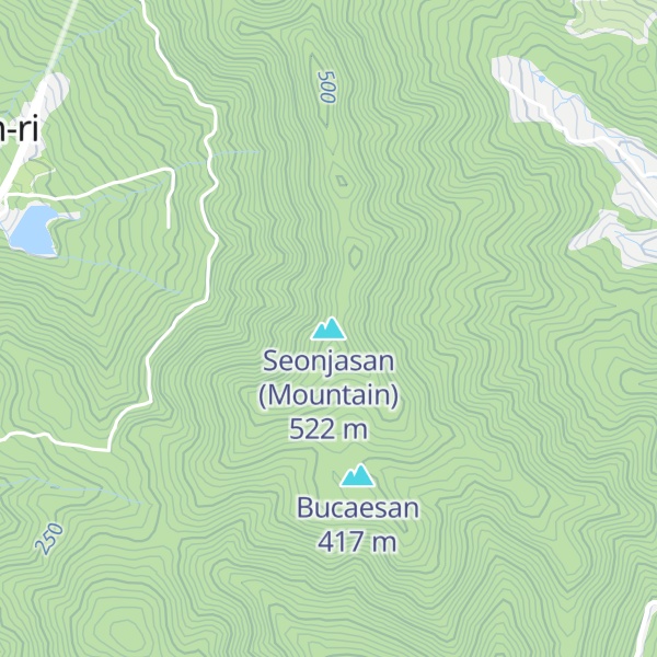 Map of Seonjasan (Mountain)