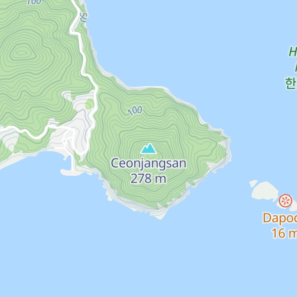 Map of Ceonjangsan