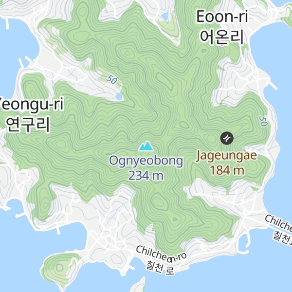 Map of Ognyeobong