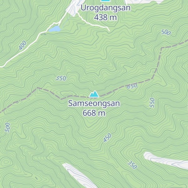 Map of Samseongsan