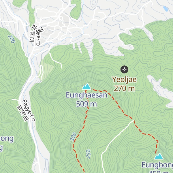 Map of Eunghaesan