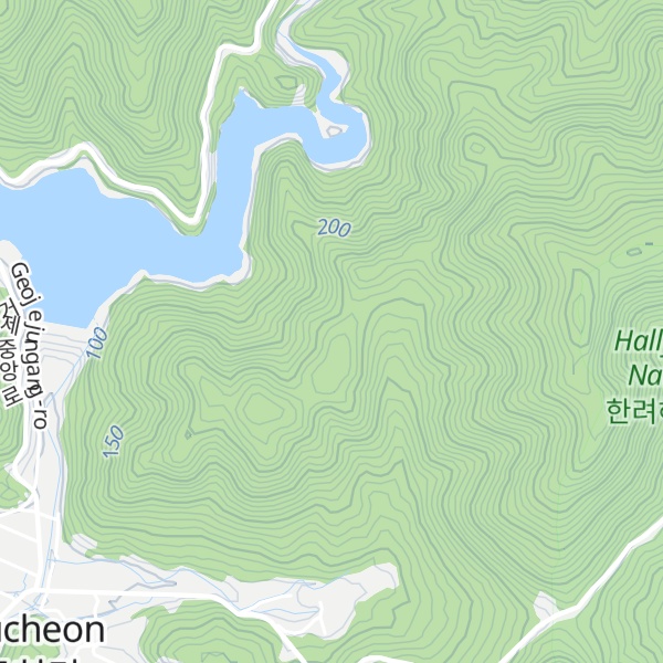 Map of Daeryangsan