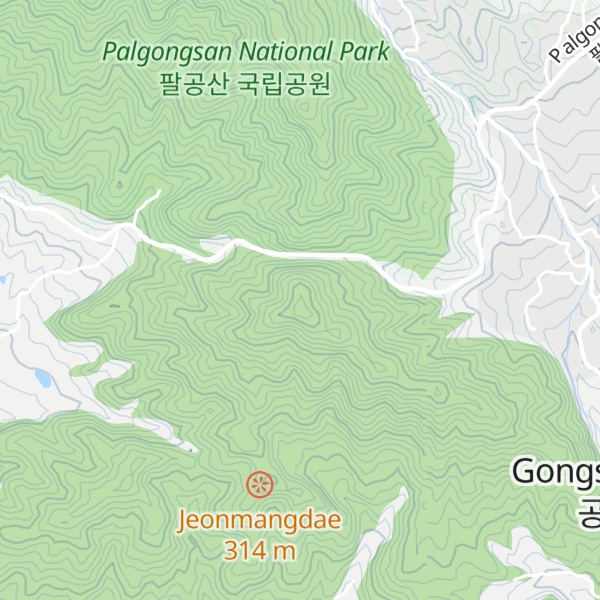 Map of Geojeosan