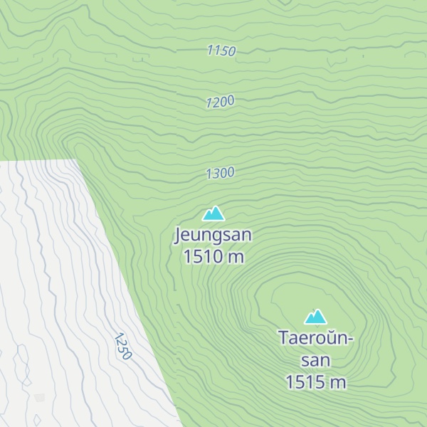 Map of Jeungsan