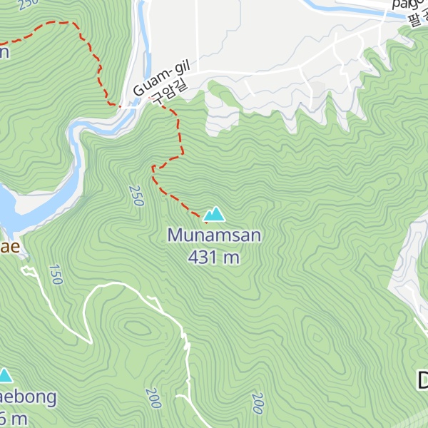 Map of Munamsan