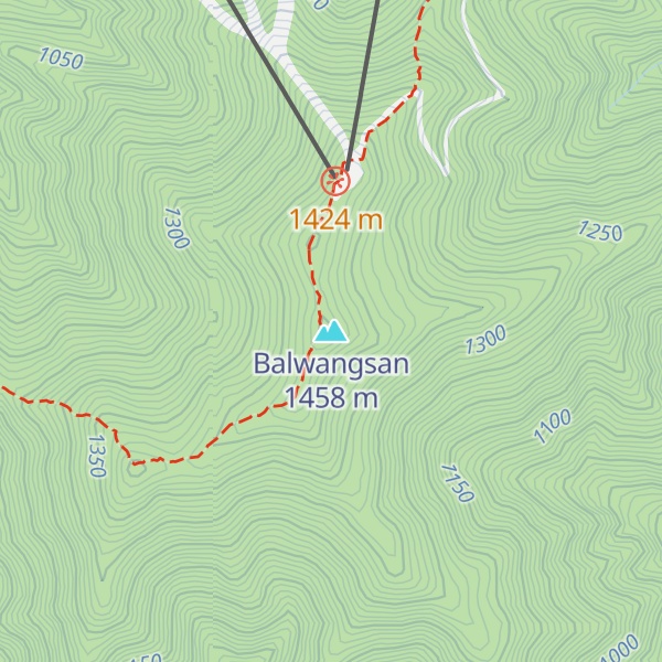Map of Balwangsan