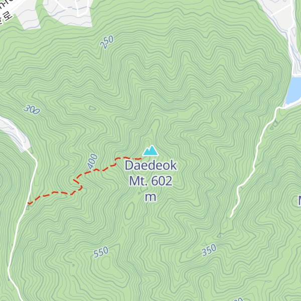 Map of Daedeok Mt.