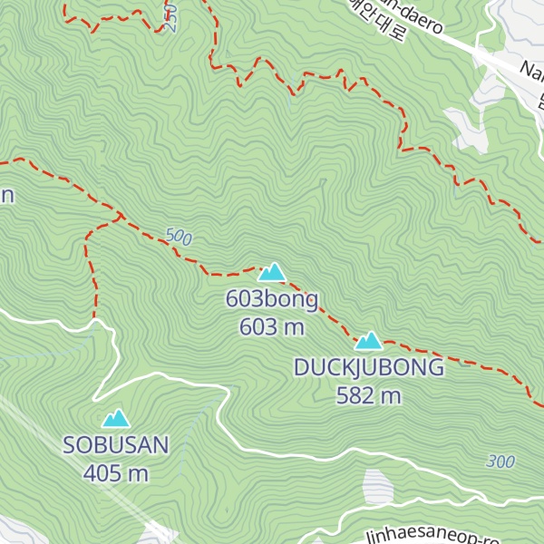 Map of 603bong
