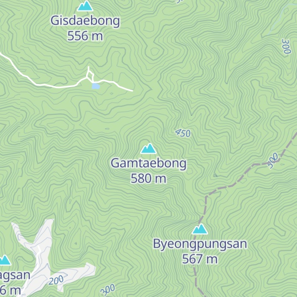 Map of Gamtaebong