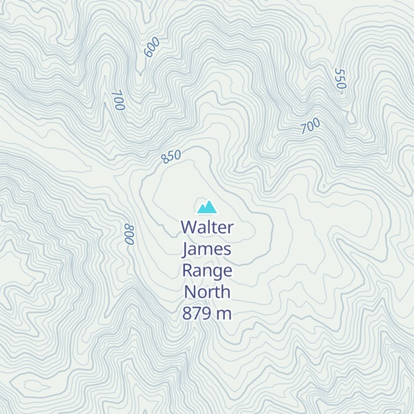Map of Walter James Range North