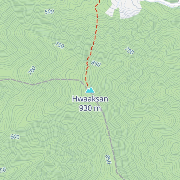 Map of Hwaaksan