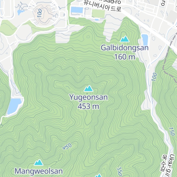 Map of Yugeonsan