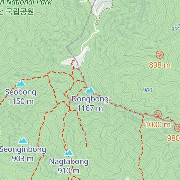 Map of Dongbong