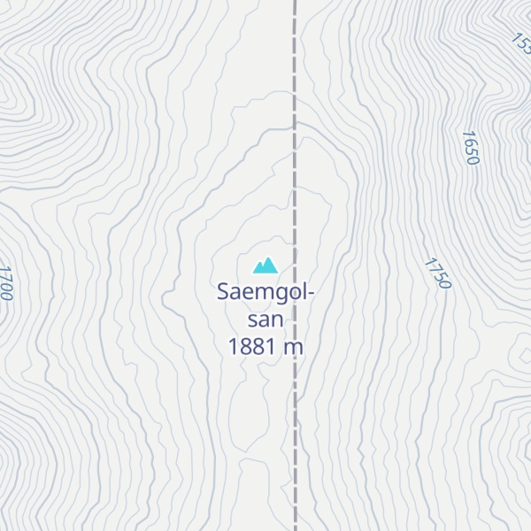 Map of Saemgol-san