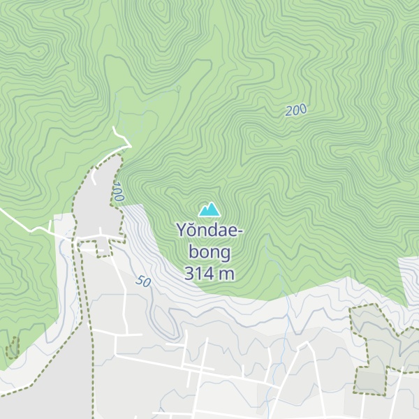 Map of Yŏndae-bong