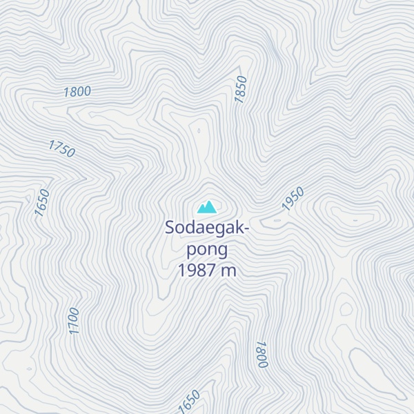 Map of Sodaegak-pong
