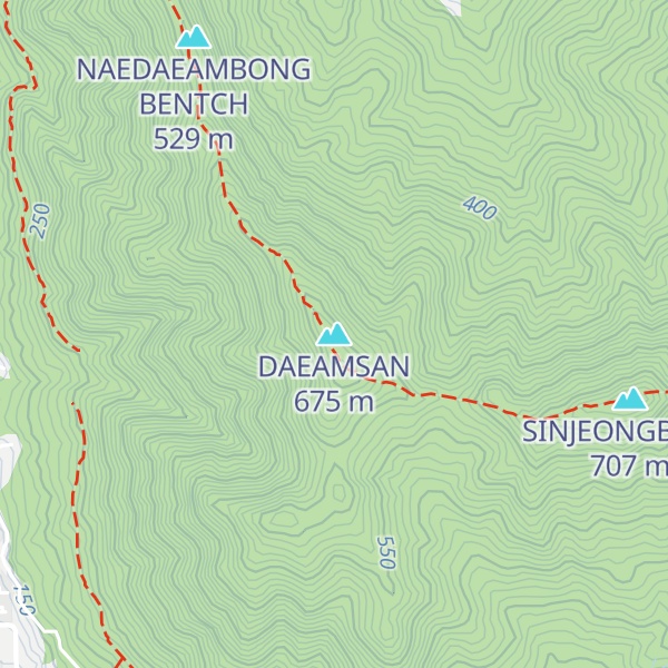 Map of DAEAMSAN