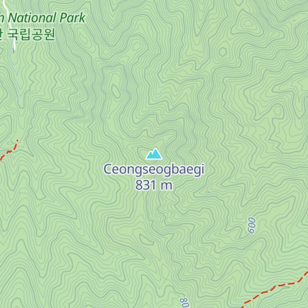 Map of Ceongseogbaegi