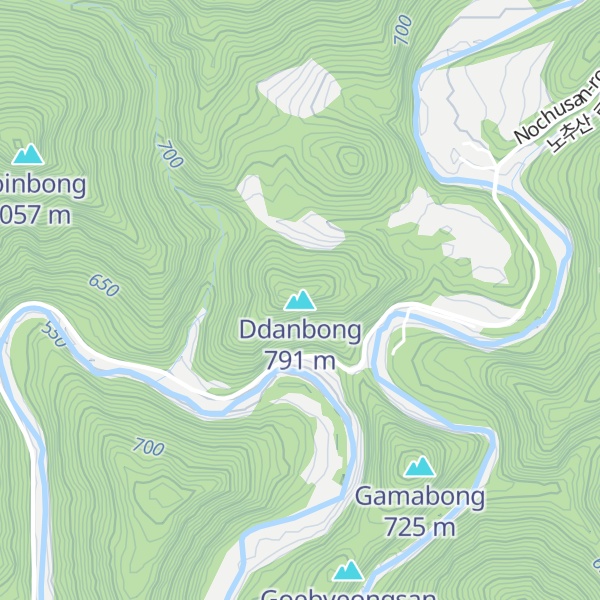 Map of Ddanbong