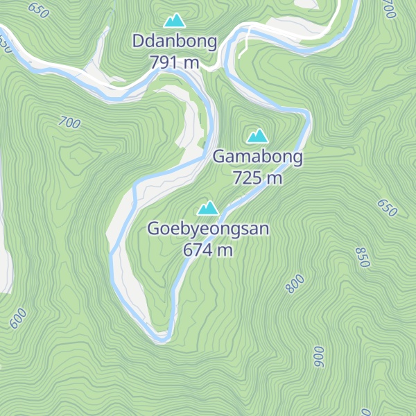 Map of Goebyeongsan