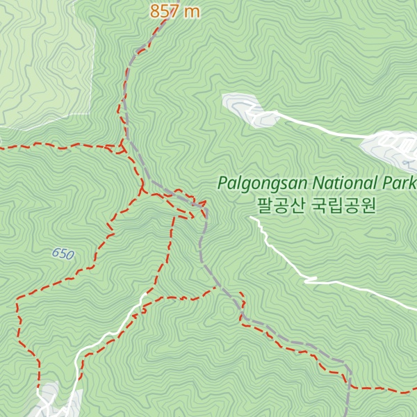 Map of Gwanbong