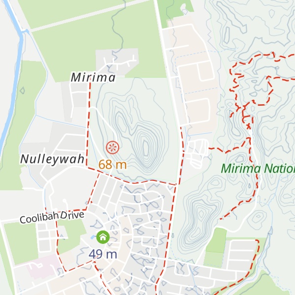 Map of Kellys Knob