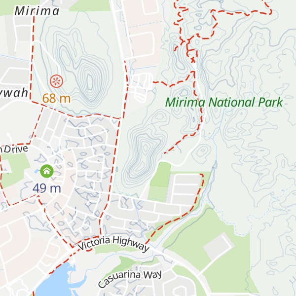 Map of Mount Cyril